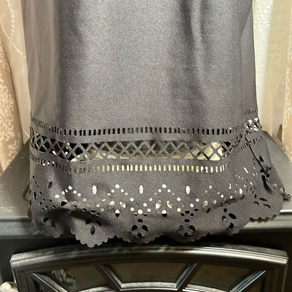 Bisou Bisou Michele Bohbot Black Halter Dress - Sz 14 - Picture 2 of 10